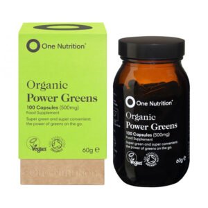 One Nutrition Organic PowerGreen's - 100 Vegan Capsules